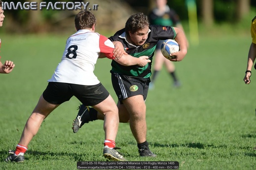 2015-05-16 Rugby Lyons Settimo Milanese U14-Rugby Monza 1485